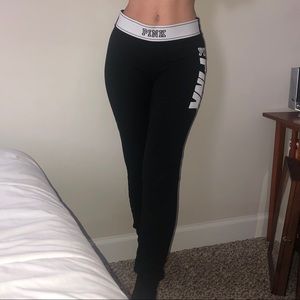 Black & White PINK tight Joggers
